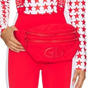 Goldbergh Red Bags with Bold Design